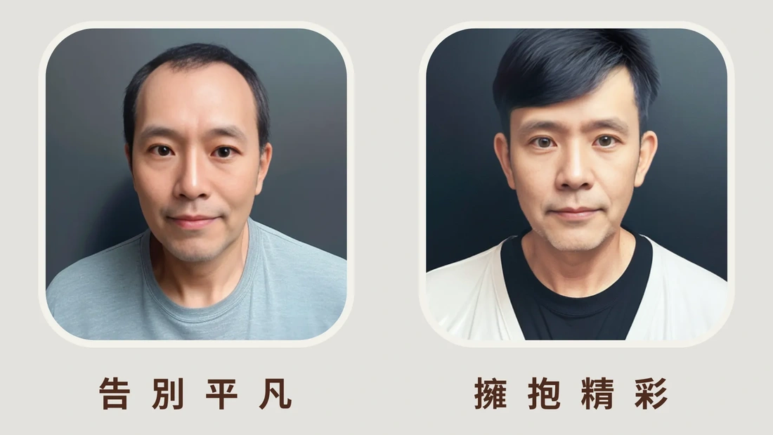 韓市長假髮雄性禿地中海禿剋星