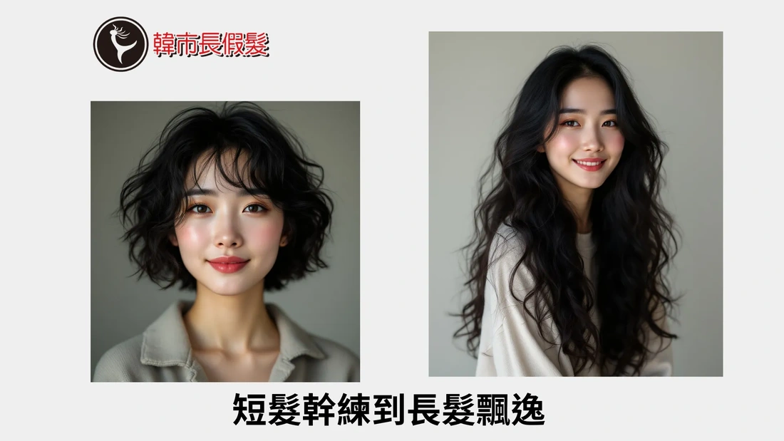 女士假髮讓短髮幹練到長髮飄逸